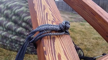 Venom Dyneema hammock webbing and tree friendly  quick connector