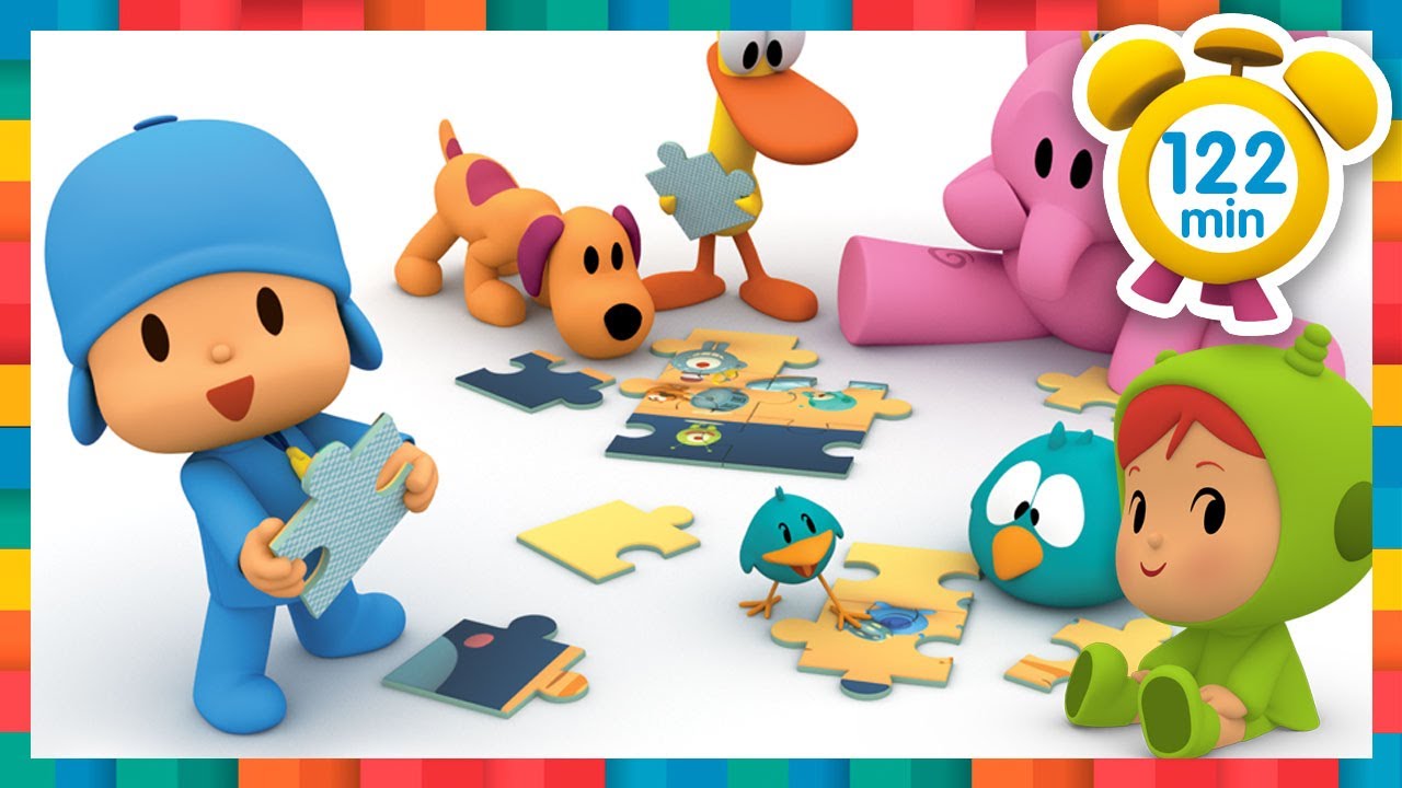🎮 POCOYO em PORTUGUÊS do BRASIL - Jogos de mesa [ 122 minutos ] | DESENHOS ANIMADOS para crianças familiar 5e