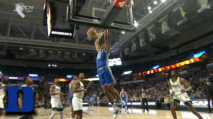 Duke's Justin Robinson Gets The Block On One End And The Dunk On The Other