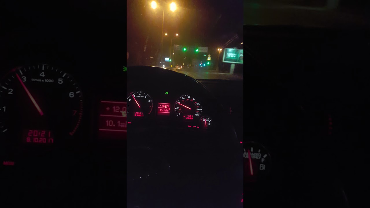 Night Drive With Audi A4 B6 1 8t Youtube