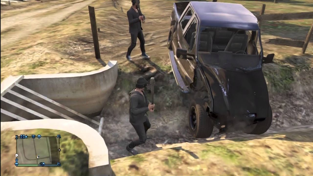 GTA 5 how to fix a broken car - YouTube
