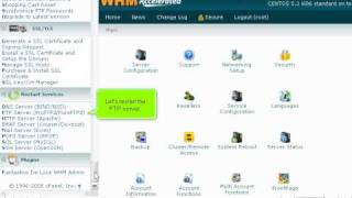 How to restart a service in WHM - WHM Service Tutorials
