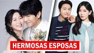 11 Actores Coreano y sus HERMOSAS Esposas 😍💞