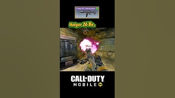 🔥Holger 26🔥best Build #codm #codmobile #callofduty #callofdutymobile #warzone #gaming #holger26 #cod