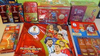 FIFA World Cup RUSSIA 2018 Starter Set Gift & Tin Box + Multipack & Blister Pack Panini TCG Cards