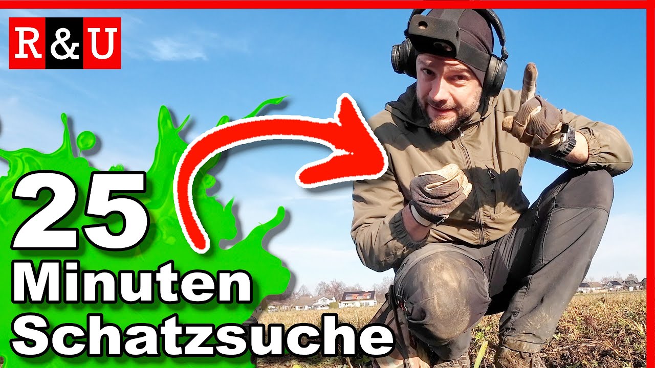 SCHATZSUCHE unter Zeitdruck, was geht in 25 Minuten. RU138 - sondeln metaldetecting lechsonde