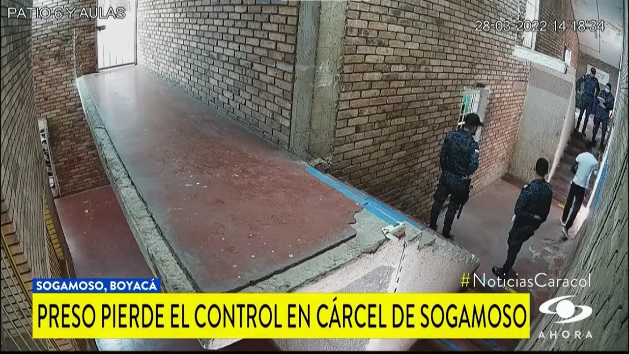 Preso atacó con puñal a guardia del Inpec  en la cárcel de Sogamoso, Boyacá Colombia
