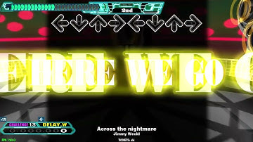 【LV13】DDR / Across the nightmare - CHALLENGE DOUBLE with handclap