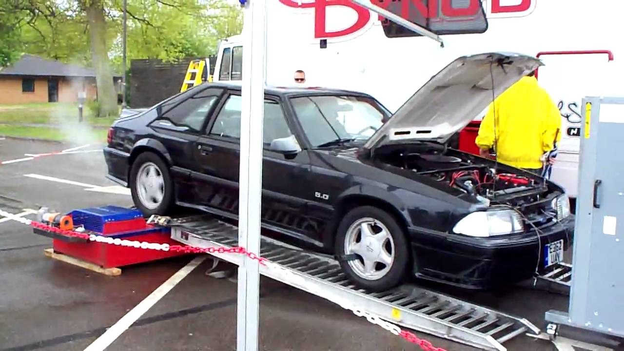 RAF Lakenheath Car show Foxbody Mustang GT Dyno 300 RWHP YouTube