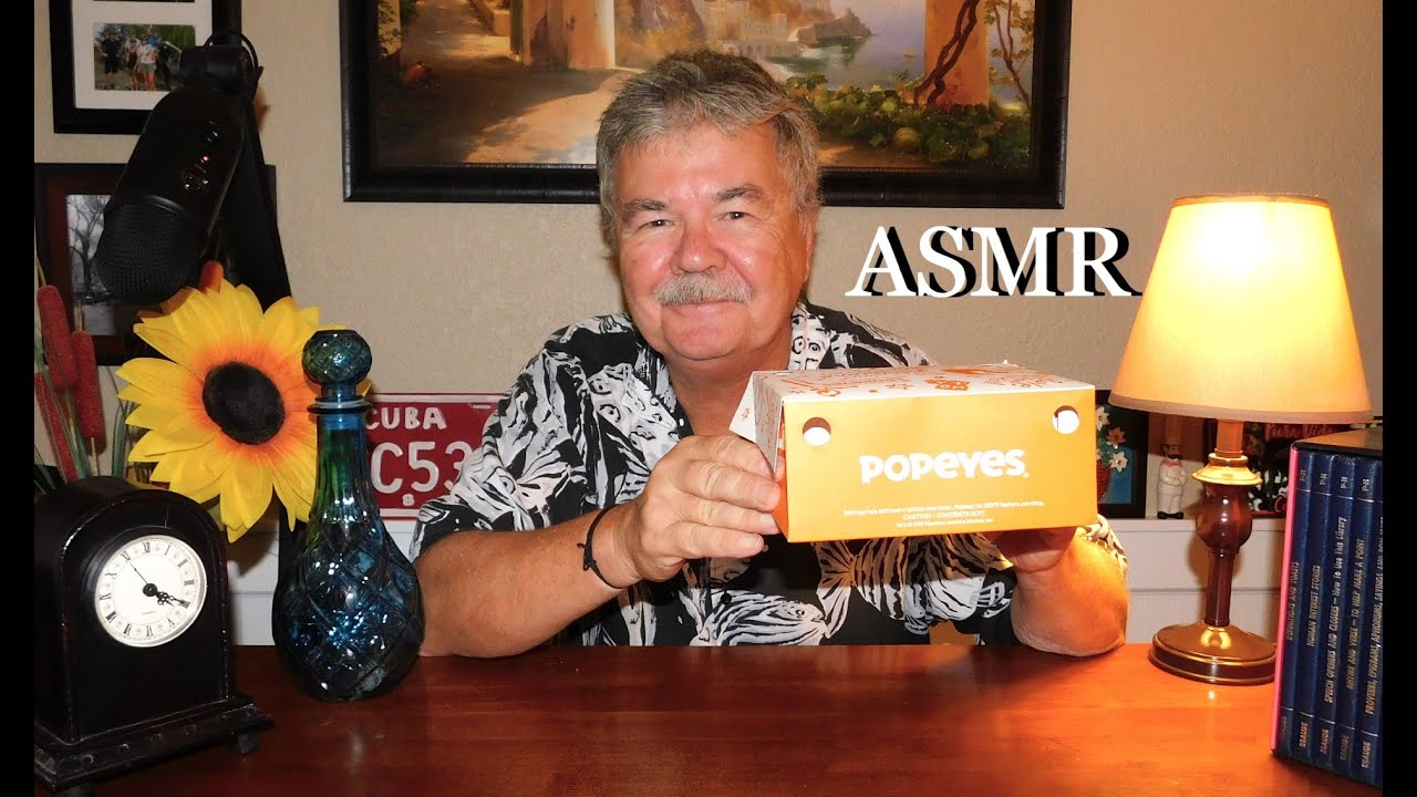 ASMR POPEYES CHICKEN MUKBANG: EPIC STORY