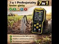 7w1 Tester Gleby – pH, NPK, Wilgotność, EC i Temperatura | Niezbędne Narzędzie dla Rolników