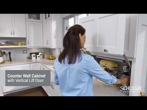 Countertop Appliance Garage Cabinet by Schuler Cabinetry