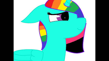 my first ms paint Animation! (Go rainbow!)