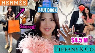 MY LUCKY DAY AT HERMES | OUT OF THE BLUE 🌊 / TIFFANY BLUE BOOK PRIVATE EVENT | CHARIS IN NYC DAY 2