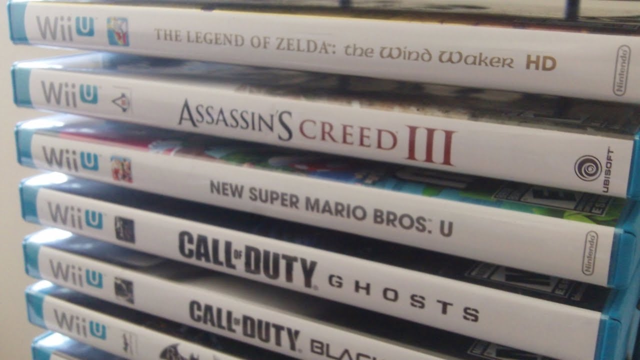 My Wii U Video Game Collection 9/1/14 The Game Capsule YouTube