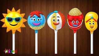 Cake Pop, Ice Cream, Jelly Bean Lollipop Finger Family Songs Cake Pop Collection For Kids1Tv