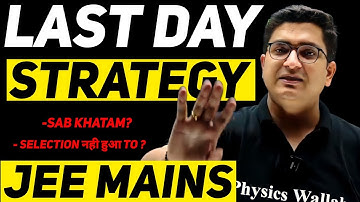 How To Attempt Paper JEE Mains |JEE Strategy |JEE MAINS 2024|JEE Mains Exam - Sachin Sir Honest Talk