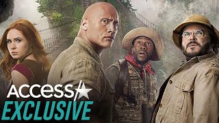 The Rock, Kevin Hart And More 'Jumanji' Stars Break Character In Silly Bloopers Reel