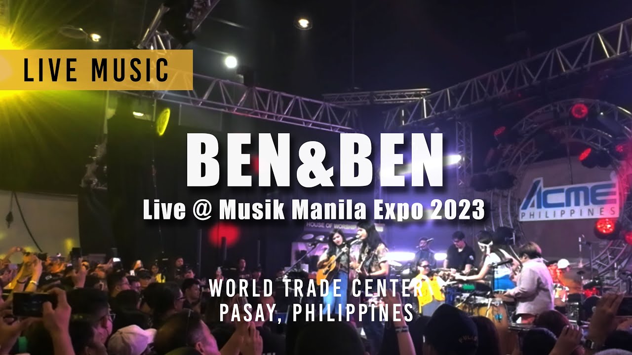 Ben&Ben Live at Musik Manila 2023 in World Trade Center | Shot on DJI ...