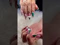 A stunning blend of gel builder strength and holiday-inspired #nailart ✨💅 #nails #naildesign #fyp