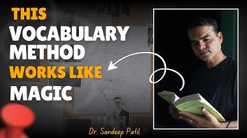 My  Unique method of Vocabulary development. | Dr. Sandeep Patil.