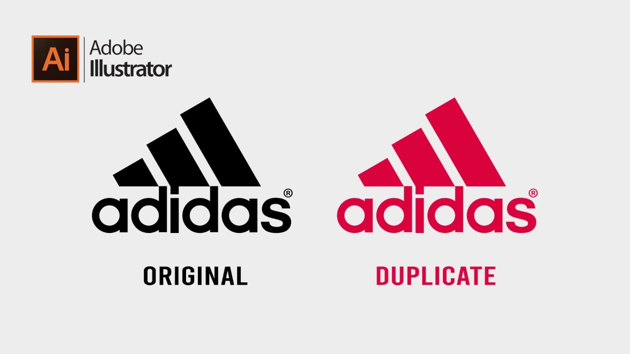 adidas duplicate logo