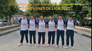 Bolos La Ermita Cantabria Casar de Periedo tercera categoría 2022. Mejores momentos de la temporada.