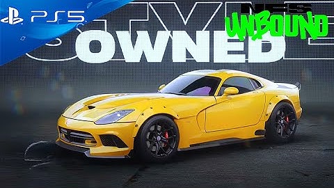 SRT Viper GTS | Need for Speed Unbound (PS5) Car Customization Gameplay