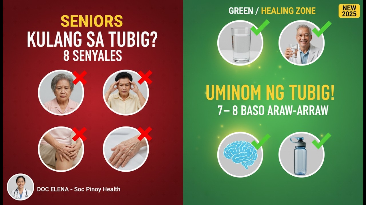 Kulang sa Tubig After 60 Uminom ng 8 Baso Araw-Araw  Energy, Clear Skin, Sharp Brain