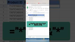 Excel Formula for Barcode trick screenshot 1