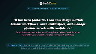 🚀 Day 35 - Week 5 Review & CI/CD Pipeline Practice | English for DevOps Engineers