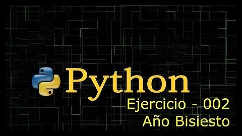 Año bisiesto - Python