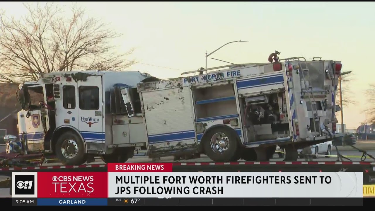 2 Fort Worth firefighters remain hospitalized after accident YouTube