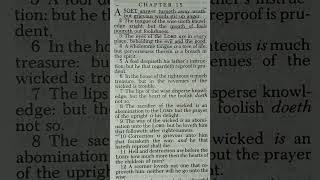 Proverbs 15:1-9 A soft answer turneth away wrath; but grievous words stir up anger #proverbs