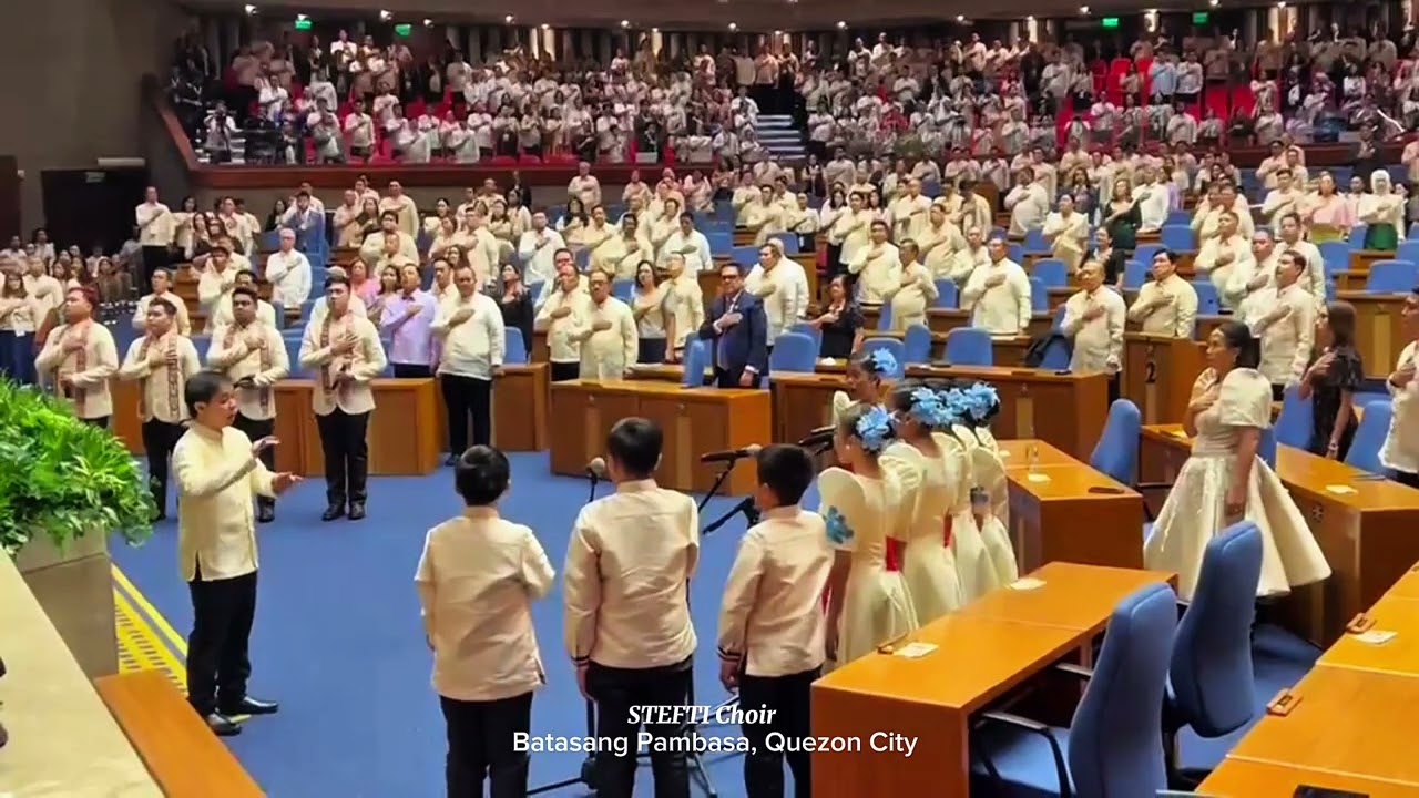 STEFTI Choir Performs at the SONA 2025 Opening