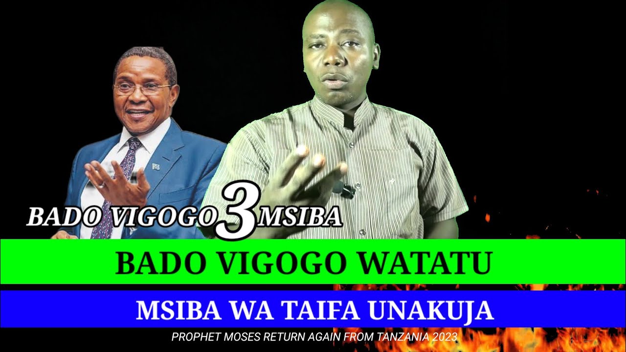 NABIIBADO VIGOGO WATATU 3MSIBA    prophet moses return again from Tanzania  2023