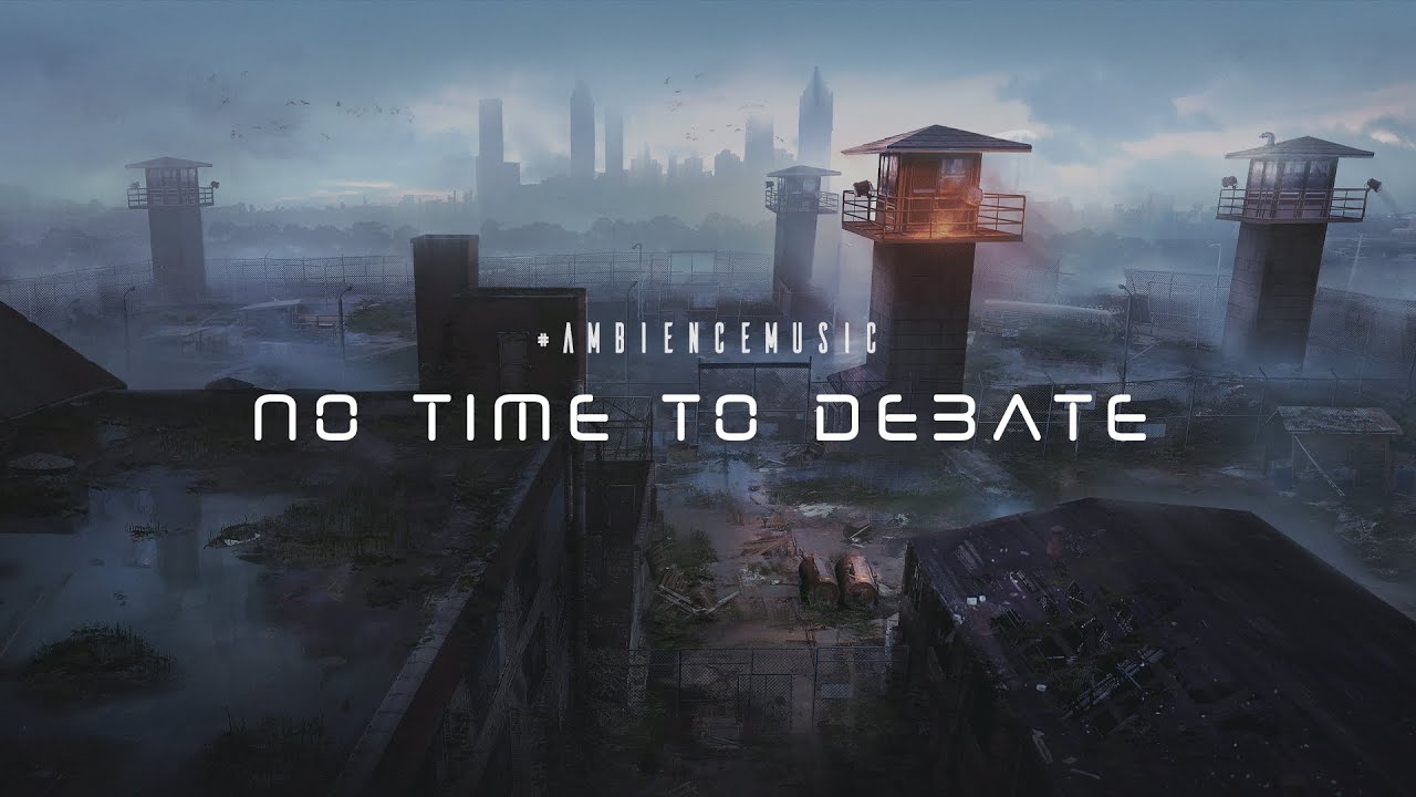 post-apocalyptic music / ruined city ambiance / "there's no time for