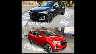 ALL NEW 2022 Chevy Equinox and Traverse - FIRST LOOK AND WALK AROUND