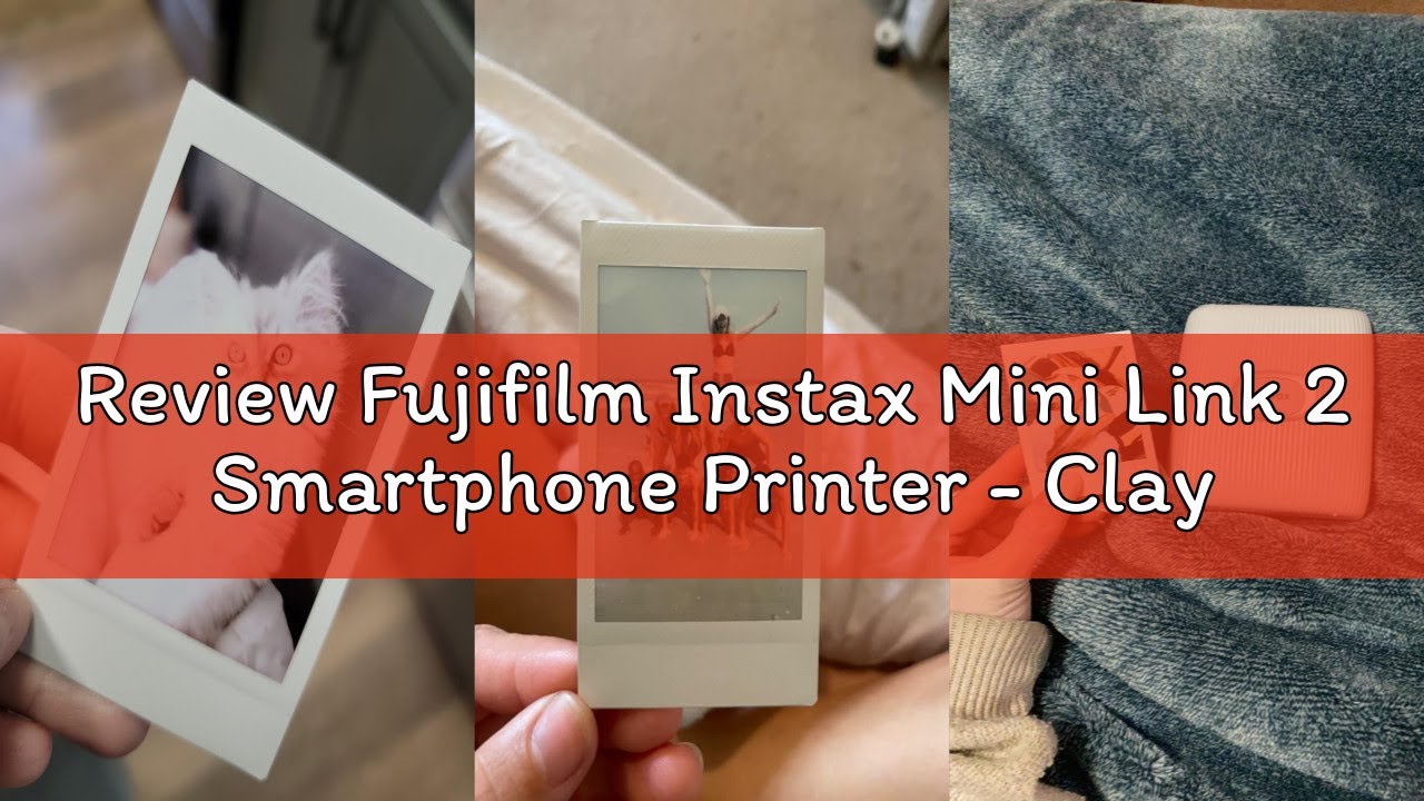 Review Fujifilm Instax Mini Link 2 Smartphone Printer - Clay White
