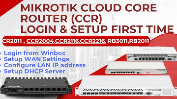MikroTik Cloud Core router First time Setup | RB2011 |RB3011 |  CCR2004 |CCR2216-1G-12XS-2XQ