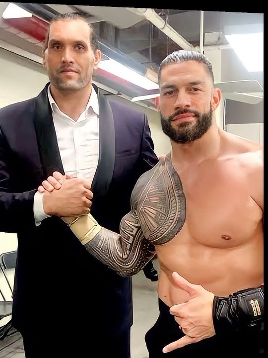 WWE The Great Khali Friend Roman reigns And All Superstar 🔥💯 | #wwe