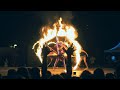 Phoenix rising fire skirt created by jessy spin  act finale  ejc fire gala 2022