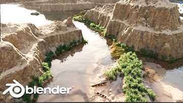 Blender Built-in Addon Terrain Creator