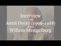 Capture de la vidéo Interview With Antal Doráti About Willem Mengelberg (1985)