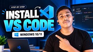 How to Download and Install VS Code on Windows 10/11 | Step-by-Step Tutorial in Hindi