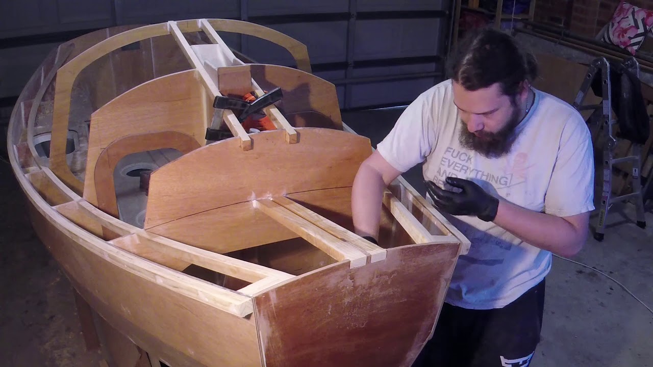 Building a SCAMP part 055 - Front Deck Supports