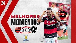 FLAMENGO 3 X 0 BOTAFOGO | MELHORES MOMENTOS - BRASILEIRÃO