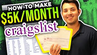 How To Make $5,000 Per Month Using Craigslist