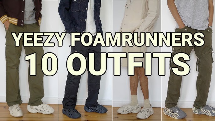 Yeezy foam runner  Runners outfit, Outfit streetwear, Streetwear outfit