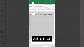 Do this formatting and see the new face 🤩 #excel #formatting #shorts #ytshorts #youtubeshorts